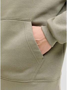 Felpa Jack and Jones Soho verde per uomo