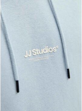 Felpa Jack and Jones Soho blu per uomo