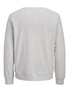 Felpa Jack and Jones Devin grigia per uomo