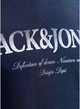 Felpa Jack and Jones Devin blu scuro per uomo