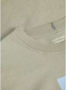 Maglietta Jack and Jones Catskills verde per uomo.