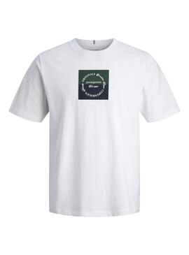 Maglietta Jack and Jones Catskills bianca per uomo