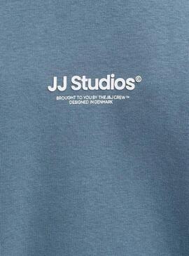 Felpa Jack and Jones Soho blu per uomo