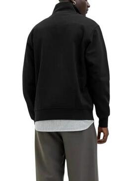 Felpa nera Jack and Jones Soho per uomo.