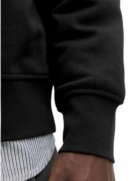 Felpa nera Jack and Jones Soho per uomo.