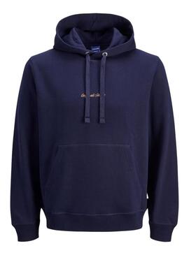 Felpa Jack and Jones Norrebo blu navy per uomo