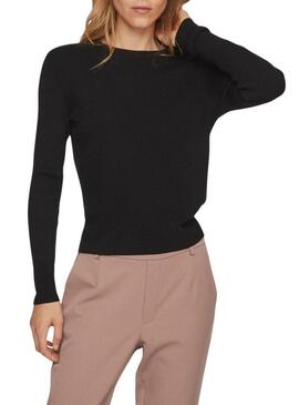 Maglia nera Vila Vicomfy per donna