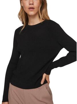 Maglia nera Vila Vicomfy per donna