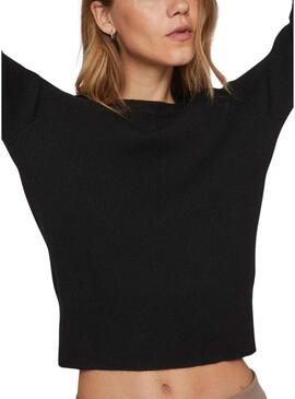 Maglia nera Vila Vicomfy per donna