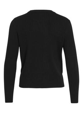 Maglia nera Vila Vicomfy per donna