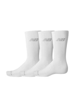 Calzini New Balance Performance basic bianchi per donna e uomo.