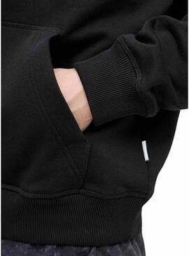 Felpa Jack and Jones Norrebro Hood nera per uomo