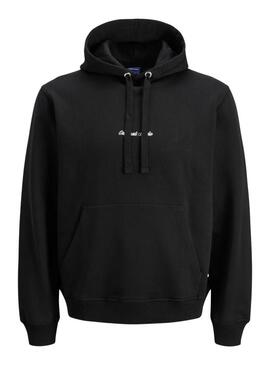 Felpa Jack and Jones Norrebro Hood nera per uomo