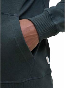 Felpa Jack and Jones Norrebro Hood verde per uomo