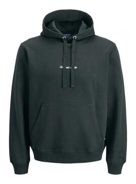 Felpa Jack and Jones Norrebro Hood verde per uomo