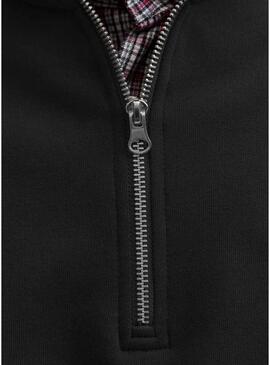 Felpa Jack and Jones Norrebro nera per uomo