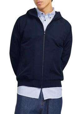 Giacca Jack and Jones Perfect bomber blu navy per uomo.