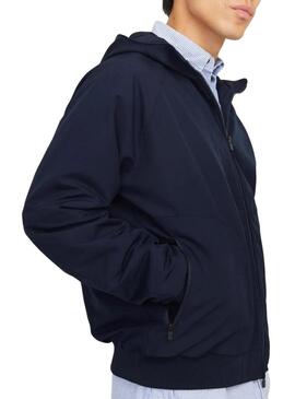 Giacca Jack and Jones Perfect bomber blu navy per uomo.