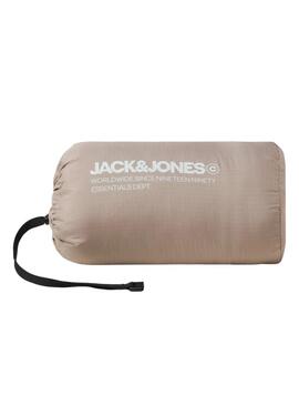 Giacca Jack and Jones Estate pieghevole grigia per uomo