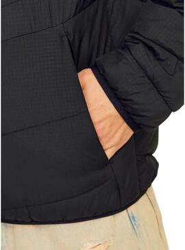 Giacca Jack and Jones Estate nera pieghevole da uomo.