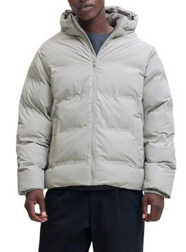 Giacca trapuntata Jack and Jones Soho grigia per uomo