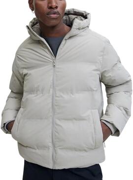 Giacca trapuntata Jack and Jones Soho grigia per uomo