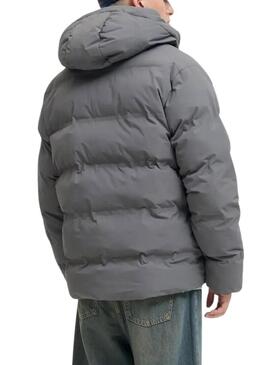 Giacca trapuntata Jack and Jones Soho grigia per uomo