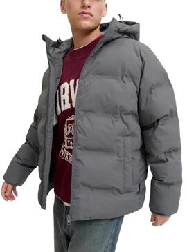 Giacca trapuntata Jack and Jones Soho grigia per uomo