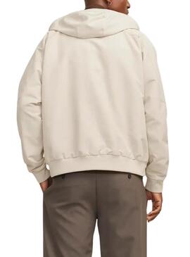 Giubbotto Jack and Jones Perfect bomber beige per uomo.