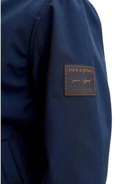 Giacca cacciatore Jack and Jones Parker blu per uomo