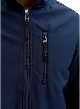Giacca cacciatore Jack and Jones Parker blu per uomo