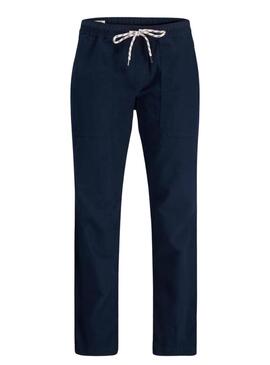 Pantaloni Jack and Jones Kane blu scuro per uomo