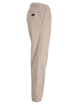 Pantaloni Jack and Jones Kane beige per uomo