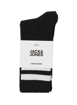 Pacco di calze Jack and Jones Travis nere per uomo