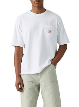 Maglietta Levis Worker bianca per uomo