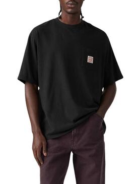 Maglietta Levis Worker nera per uomo