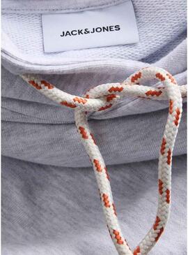 Felpa Jack and Jones Rain grigia per uomo