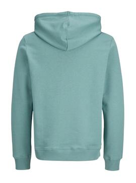 Felpa Jack and Jones Rain turchese per uomo