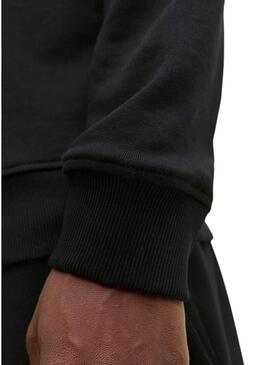 Felpa Jack and Jones Rain nera per uomo