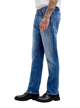 Pantaloni di jeans Jack and Jones Clark blu per uomo