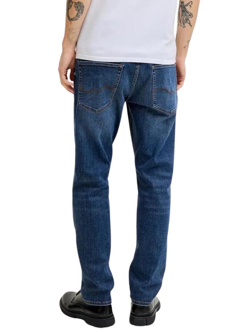 Pantaloni in jeans Jack and Jones Mike denim regular per uomo