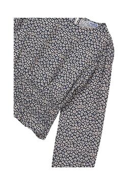 Camicetta Mayoral blu scuro e beige per ragazza