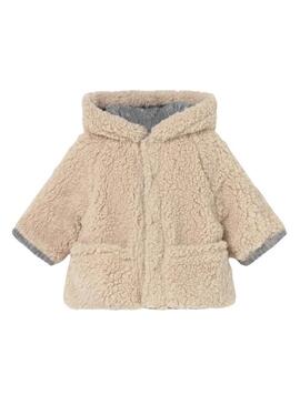 Cappotto Mayoral reversibile grigio e beige per bambini