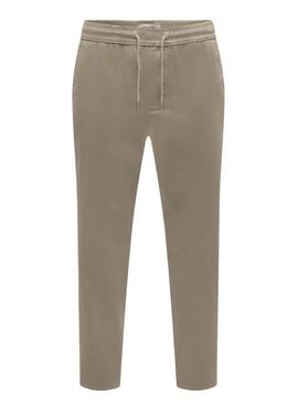 Pantaloni Only and Sons Onscam beige per uomo