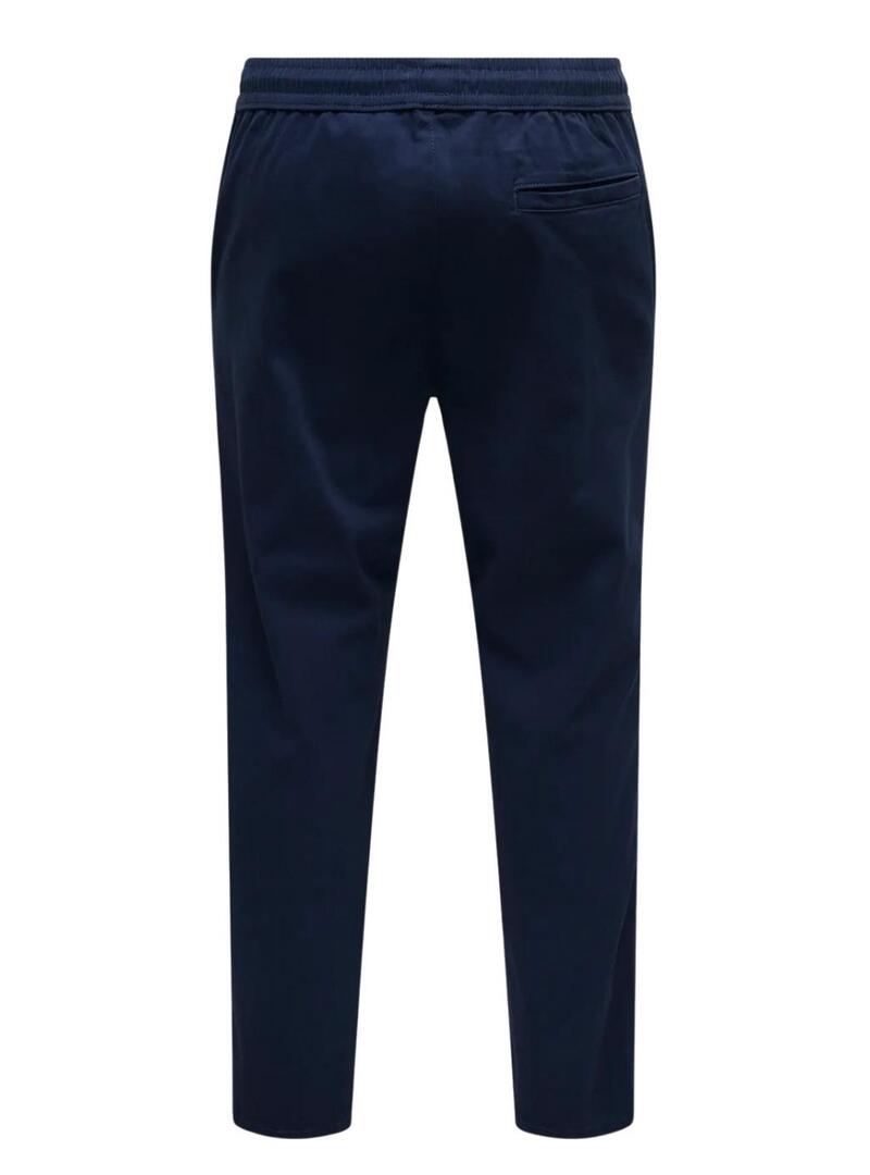 Pantaloni Only and Sons Onscam blu scuro per uomo