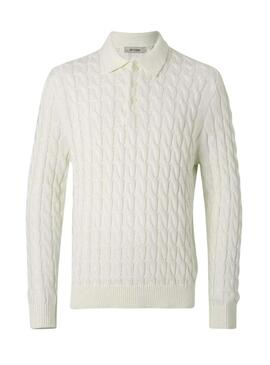 Maglia bianca Only and Sons Kicker solo per uomo.