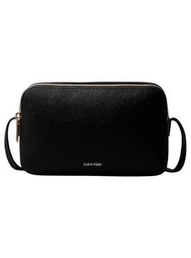 Borsa Calvin Klein Jeans con logo in foil nero per donna