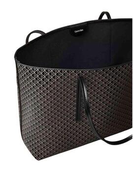 Borsa Calvin Klein Jeans Tote monogrammatica per donna