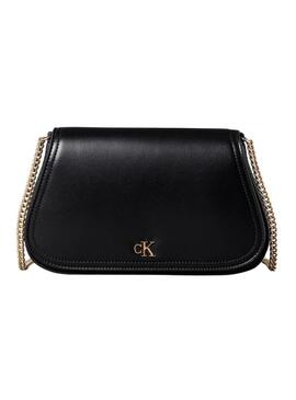 Borsa Calvin Klein Jeans Curved nera per donna