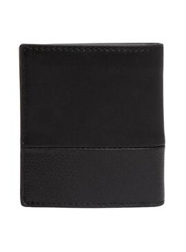 Portafoglio Tommy Jeans Heritage nero per uomo